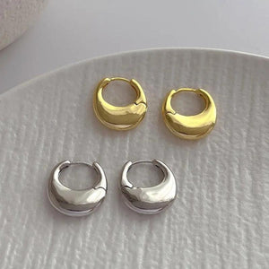BF CLUB 925 Sterling Silver Vintage Circle Earrings For Women Earring Jewelry