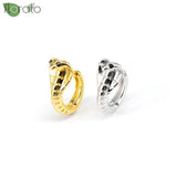 Vintage Snake Shape Earring Hoop Animal Hoop Earrings