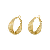 Geometric Round Pendant Earrings for Women's Exaggerated Jewelry