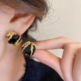 Bilandi 925 Silver Needle Glass Earrings for Women