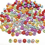 7x4mm Mixed Letters Acrylic Beads for Jewelry Making DIY