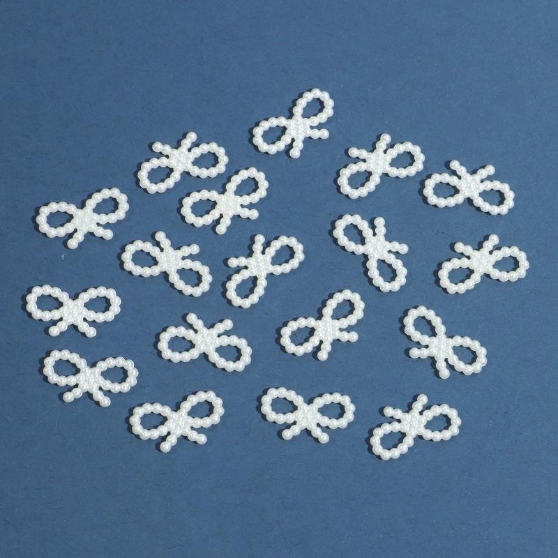 200pcs Hollow Pearl Nail Art Decoration DIY 3D Manicure Accessories