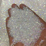 Pixie Nails Rhinestones AB Chaton Crystal Glass 3D Caviar Beads Mini Nail Art