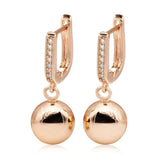 Minimalist Zircon Pendant Earrings for Women
