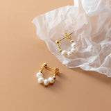 925 Silver Fresh Water Pearl Ball Stud Earrings