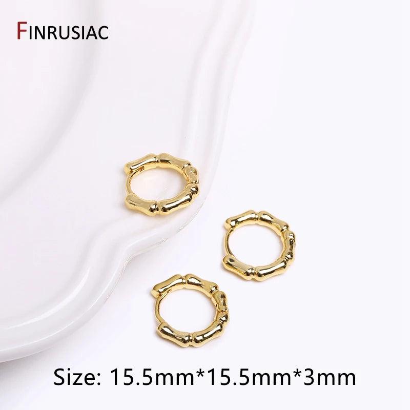 Zircon Hoop Earrings High Women Earrings