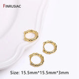 Zircon Hoop Earrings High Women Earrings