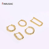 Zircon Hoop Earrings High Women Earrings