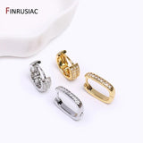 Zircon Hoop Earrings High Women Earrings