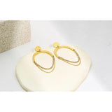 YACHAN 18K Plated Drop Earrings for Women
