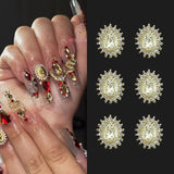 10Pcs Virgin Mary Christian 3D Nail Charms DIY Decoration