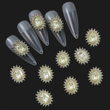 10Pcs Virgin Mary Christian 3D Nail Charms DIY Decoration