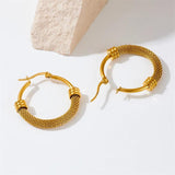 316L Stainless Steel Hoop Earrings Wedding Gift