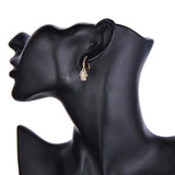 Hamsa Hand Drop Earrings CZ Women Party Jewelry Gift