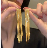 Bling Tassel Earrings for Women Wedding Jewelry Gift