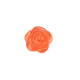 Plastic Rose Flowers Acrylic Spacer Bead DIY Pearl Style Jewelry Accessories