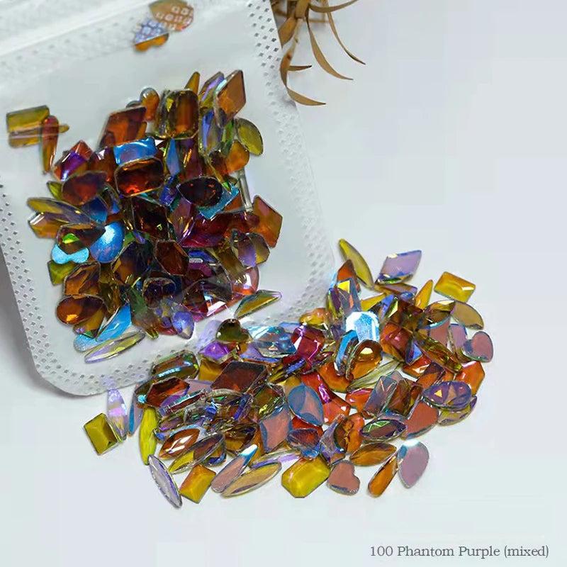 3D Letter Nail Charms Alphabet Rhinestones Nail Art Decoration