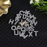 3D Letter Nail Charms Alphabet Rhinestones Nail Art Decoration