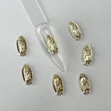 10pcs Virgin Mary Gemstone Rhinestone Nail Art Charms