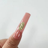 10pcs Virgin Mary Gemstone Rhinestone Nail Art Charms