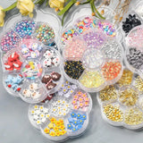 3D Rhinestone Pearl Bow-Knot Aurora Bear Nail Art