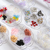 3D Rhinestone Pearl Bow-Knot Aurora Bear Nail Art