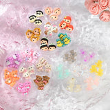 3D Rhinestone Pearl Bow-Knot Aurora Bear Nail Art
