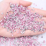 Acrylic 5mm 1000pcs Rhinestones Many Colors Point Back Beads Glue On Round Shape