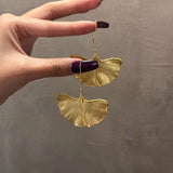 BF CLUB 925 Silver Leaf Earrings For Women Prevent Allergy Party Accessories