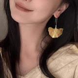 BF CLUB 925 Silver Leaf Earrings For Women Prevent Allergy Party Accessories