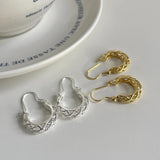 925 Silver Vintage Round Earrings For Women Party Gift
