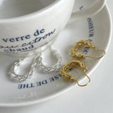 925 Silver Vintage Round Earrings For Women Party Gift