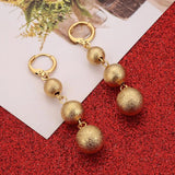 Ethiopian Arab Frosting Bead Earrings for Women Girls
