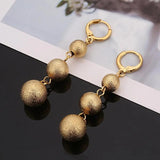 Ethiopian Arab Frosting Bead Earrings for Women Girls