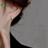 925 Silver 18K Earrings Small Hoop for Women