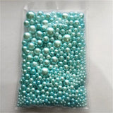 3-12mm Mixed Round ABS Pearl No-Hole Beads DIY Craft Decoration