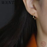 925 Silver Minimalist Bohemian Stud Earrings for Women