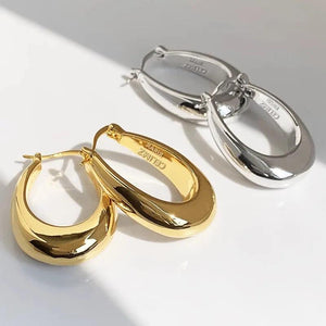 925 Silver Vintage Geometry Earrings for Women - Prevent Allergy