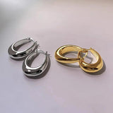 925 Silver Vintage Geometry Earrings for Women - Prevent Allergy