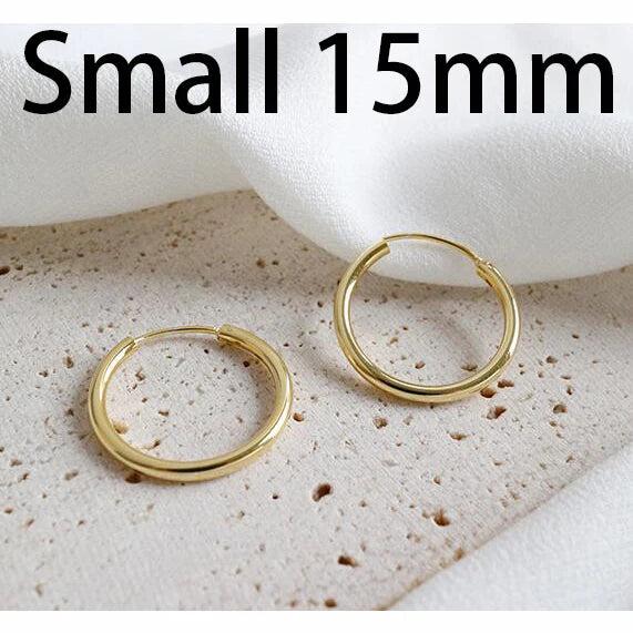 925 Sterling Silver Unique Shaped Huggie Hoop Earring