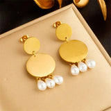 316L Stainless Steel 18K Plated Earrings for Women Jewelry