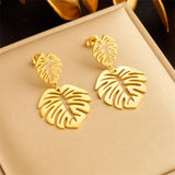 316L Stainless Steel 18K Plated Earrings for Women Jewelry