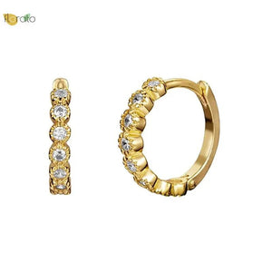 925 Silver Rainbow Hoop Earrings Fine Jewelry