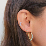 925 Silver Rainbow Hoop Earrings Fine Jewelry