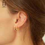 925 Silver Turquoise Flower Stud Earrings Elegant Party Jewelry