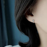 925 Silver Tulip Flower Stud Earrings 18k Plated High-end Mini Earrings