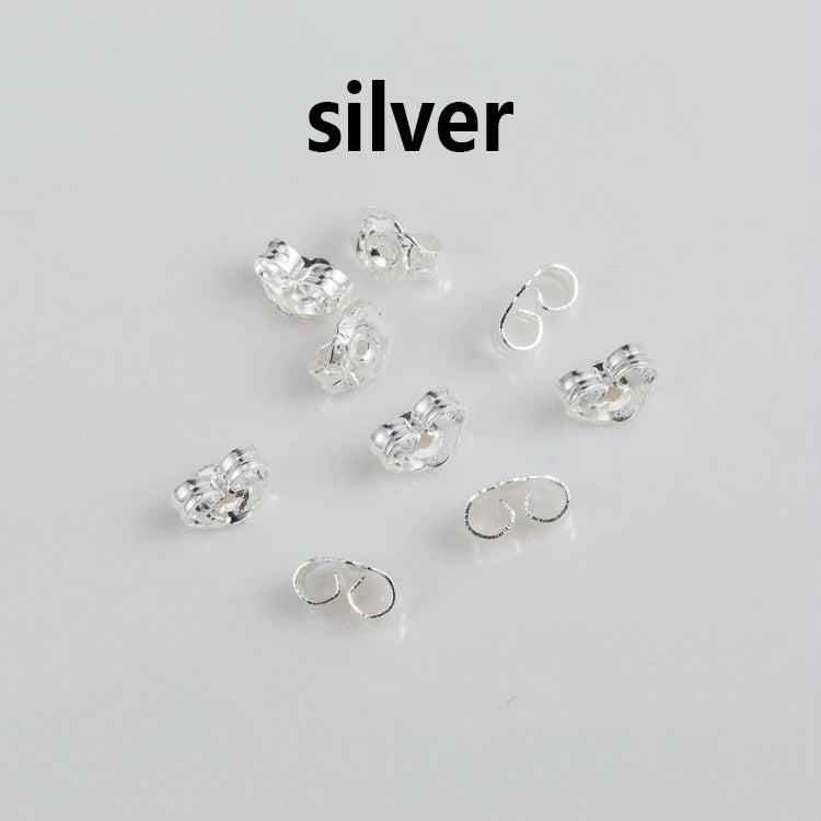 925 Silver Plated K Earplugs Butterfly Earrings Jewelry Accessories