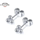 925 Silver Mini Cartilage Stud Earrings for Women