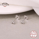 925 Silver Mini Cartilage Stud Earrings for Women