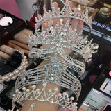Crystal Crown Tiaras Headband Wedding Party Hair Accessories